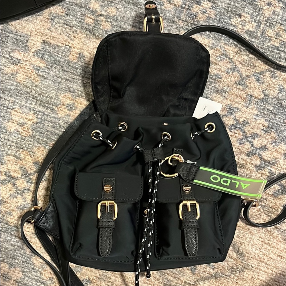ALDO Black mini Backpack for Women